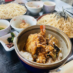Sobazenseki Sunaba - 天丼膳＋そば大盛り