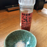Sobato Nihonryouri Kyou - 天ぷらは、えび塩で頂くのがオススメ！