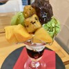 Cafe＆Dinner Bunny Beach - 柿と抹茶のパフェ