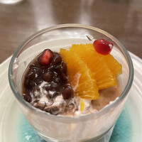 しら河 浄心本店 - デザート 生クリームは食べれないので避けました。