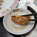 餃子の王将 - やはりそのままが一番美味しかった