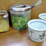 釜あげうどん 長田 in 香の香 - 薬味類