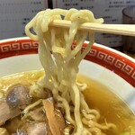 仙台中華そば 銘店嘉一 - 麺のアップ