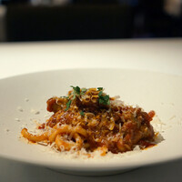 THE KAWABUN NAGOYA - パスタ　カラブリア風サルシッチャとごぼうのトマトソース
