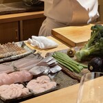 ぬま田 - 素材は野菜も多い