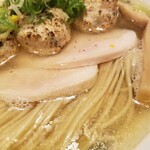 麺屋 六感堂 - のどぐろラーメン＋鶏つくね増し