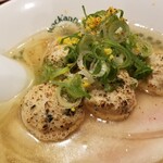 麺屋 六感堂 - のどぐろラーメン＋鶏つくね増し