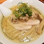 麺屋 六感堂 - のどぐろラーメン＋鶏つくね増し