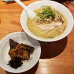 麺屋 六感堂 - のどぐろラーメン＋銀むつテール煮つけ丼