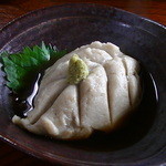 そば処 和た里 - 木の葉型の「そばがき」600円　　ｈ24.12.6撮影