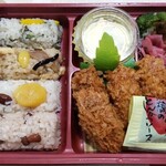 おこわ米八 - 広島産カキフライ弁当