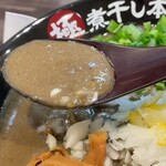 極煮干し本舗 - 鬼煮干しラーメン890円流れぬスープ