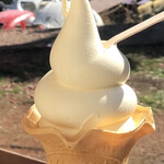 喫茶 蓼科アイス - 濃厚バニラ ソフトクリーム