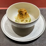 Ji-Cube - 焼きマコモダケと上海蟹の和え物