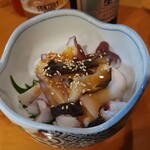 島寿し - タコの酢味噌