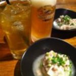 話食 じんじん - つきだし＆ビール