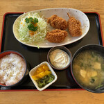 Torishige - カニコロッケランチ750円