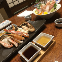 かに道楽 川崎店 - 茹かに味くらべ ＆ かに刺身