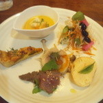 Pasutaya Matsui - 前菜+スープ+サラダ