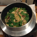 酒肴 新屋敷 - 松茸の炊き込みご飯