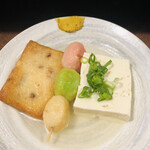 おかめ - イカ天、３色団子、豆腐