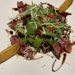 オッティ - ハラミステーキのバルサミコソース♪ ボリュームたっぷり！柔らかいけど噛みごたえもあり。アッサリした味付けでペロリ☆