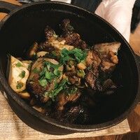 biodinamico - 岩松さんの蝦夷鹿バラ肉ときのこの猟師焼き