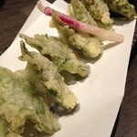 酒菜 竹のした - 蟹味噌天ぷら