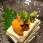 酒菜 竹のした - 生湯葉の雲丹のせ