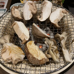 常磐ホテル - きのこの炭火醤油焼き