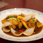 中華飯店 一番 - 2021.11 スブタ（650円）
