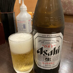 玉仙楼 - アサヒ瓶ビール 中瓶 500円