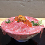 吉祥寺 肉ドレス海鮮丼 - 