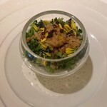 メイ - ブロッコリーのムースと釜揚げシラス