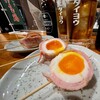 炭火串焼き 辻堂呑場 タイヨウ - 料理写真:半熟たまごのベーコンエッグ