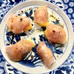 Tatsumi Nouen - 柿とクリームチーズの生ハム巻き