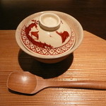 日本料理 幸庵 - 可愛い器に入ったお菓子は・・