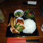 マティーナ - カキフライプレート　ライス大盛り