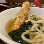 うどん居酒屋 江戸堀 - 一口齧って出汁に投入〜