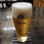 小樽・蕎麦屋・籔半 - 蕎麦屋 籔半 「ビール（ヱビス）」