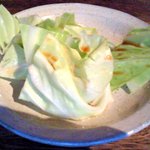 炭焼創彩鳥家 人見 - サービスキャベツ.JPG