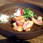 炭焼創彩鳥家 人見 - もものたたき.JPG