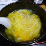 かな福 - 2012.12.01 あんかけうどん（玉子かき混ぜました～）
