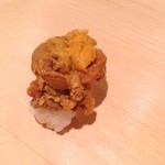 すし 豊倉 - ウニ甘々(￣▽￣)