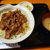 庄や - 日替わりメニューのカルビ丼850円