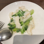 中国旬菜 味彩 - イカの塩炒め