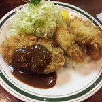 かつれつ四谷たけだ - メンカキ定食