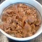 なか卯 - ミニ和風牛丼