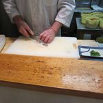 朝市の味処 茶夢 - ちゃんと切れば、家庭でも美味しいイカが食べられるよ！