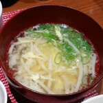 和彩 玉響 - 汁物～玉子鶏がらスープ